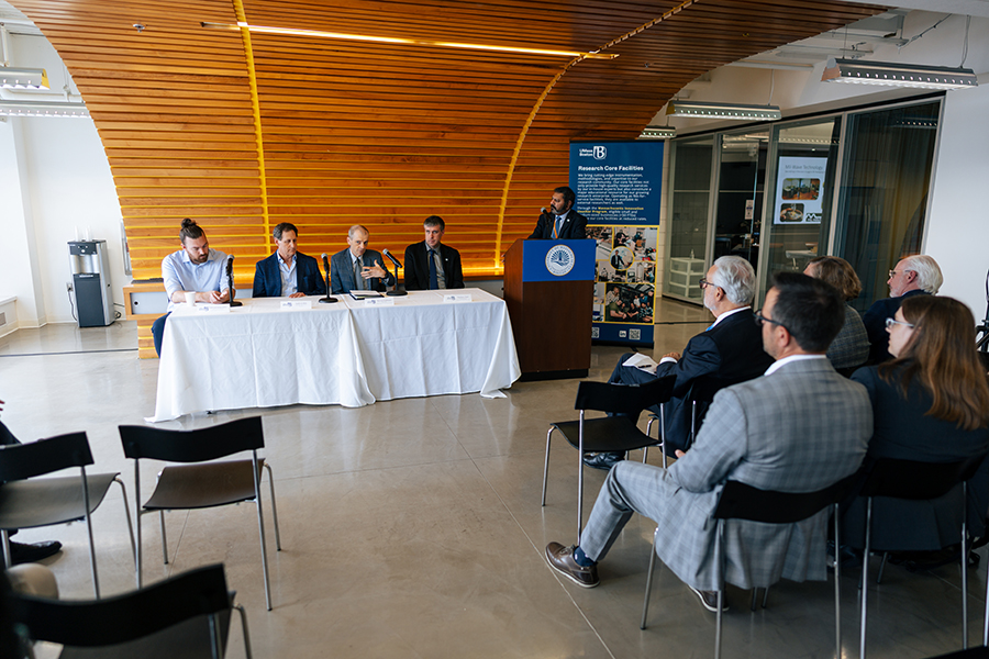 Panel at the quantum grant announcement event