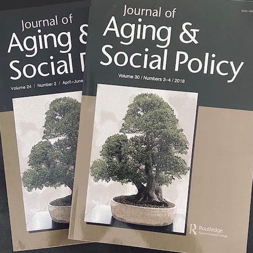 Covers of two issues of journal publication