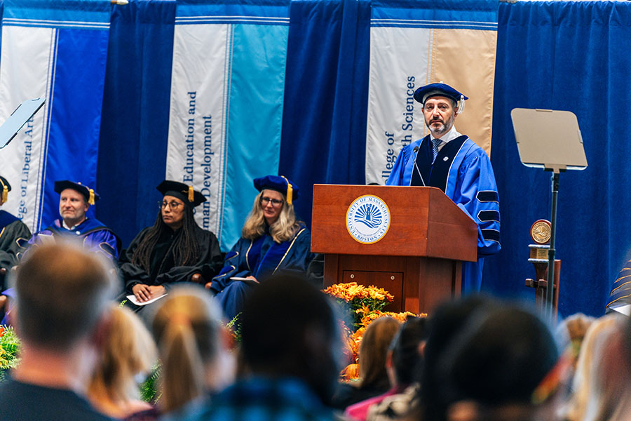 Life Sciences Inventor, CEO Avak Kahvejian at convocation